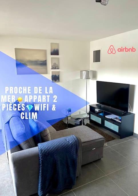 Proche Mer Et Centre Appart 2 Pieces Wifi&Clim Sainte-Maxime Bagian luar foto